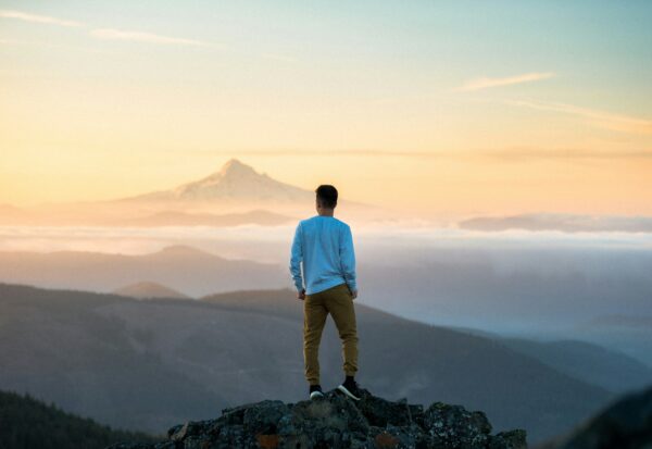 man discovering wellth from coaching.