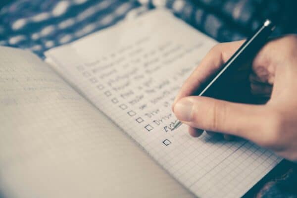 Checklist of Habits