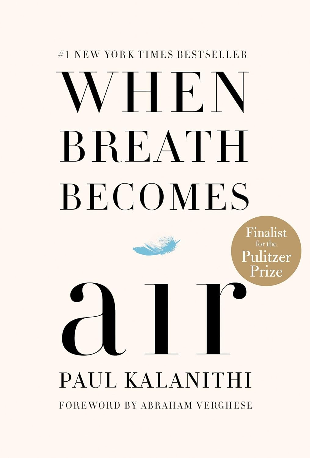 When Breath Becomes Air - Book Front Cover